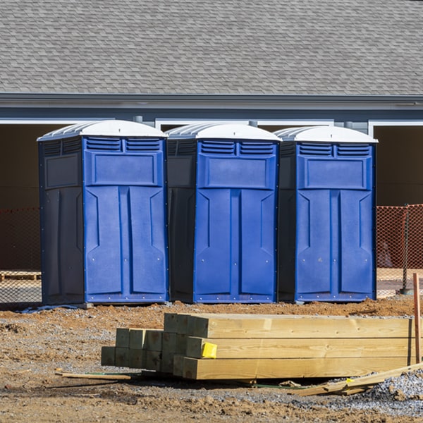 how do you ensure the portable toilets are secure and safe from vandalism during an event in Leoti KS